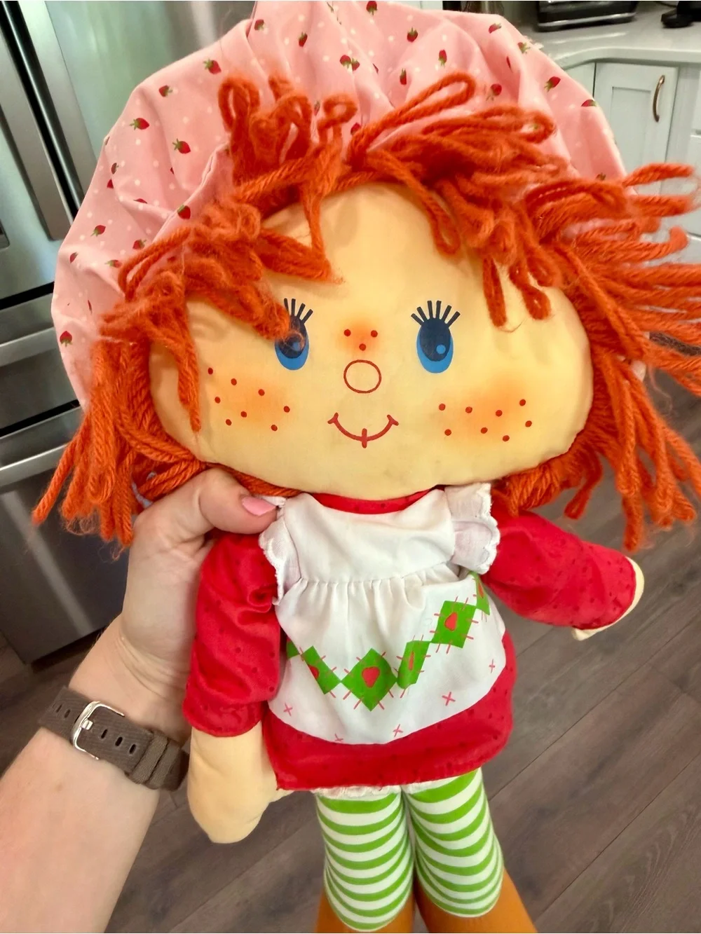 Vintage 1980 Strawberry Shortcake Plush Doll